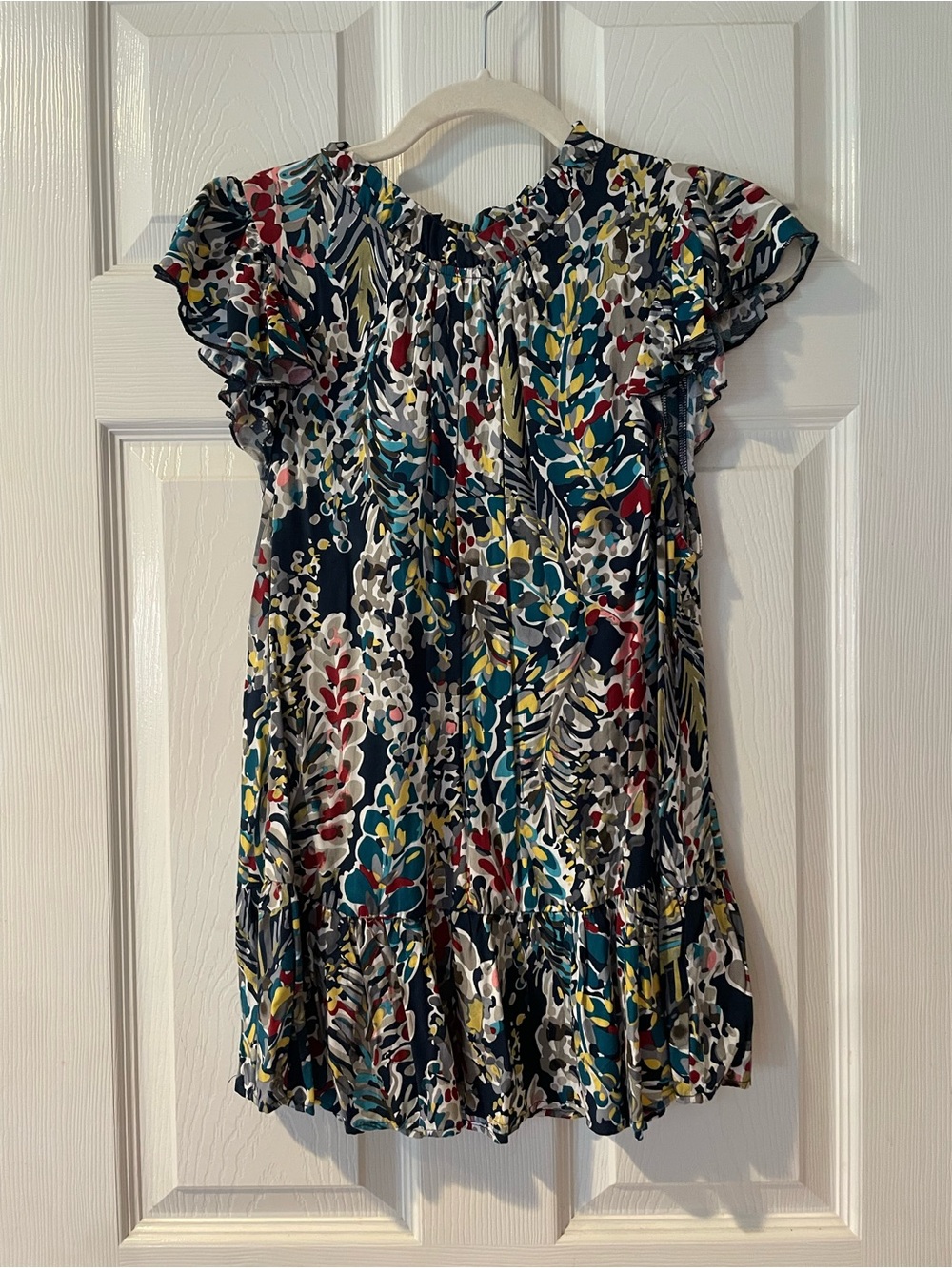 Floral vibrant top